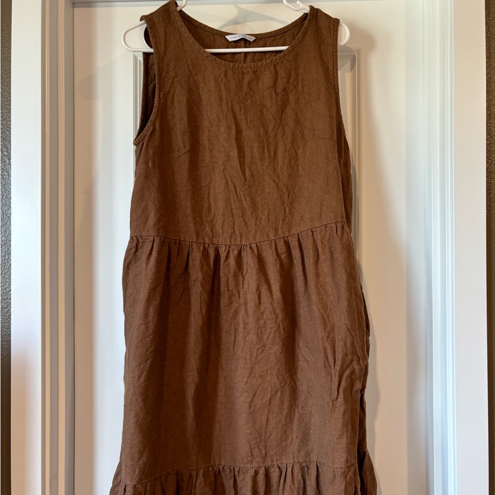 Linenfox wool blend dress